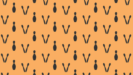 Juggling vector pattern design multicolored