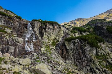 Skok Waterfall in the Mlynicka Valley, Tatra Mountains, Slovakia. © Szymon Bartosz