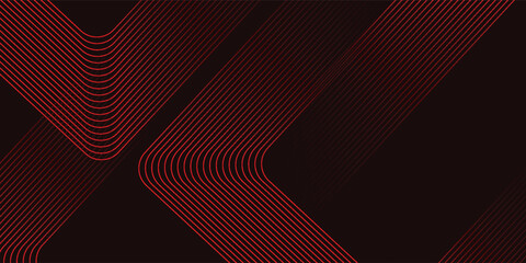 Red abstract line background with dynamic shape composition, modern abstract design vector eps10