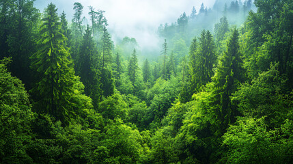 Fototapeta premium Dramatic clouds with mountain and tree in the morning shot. Nature and travel concept. 