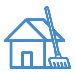 Home Cleaning Service Icon Vector Illustration