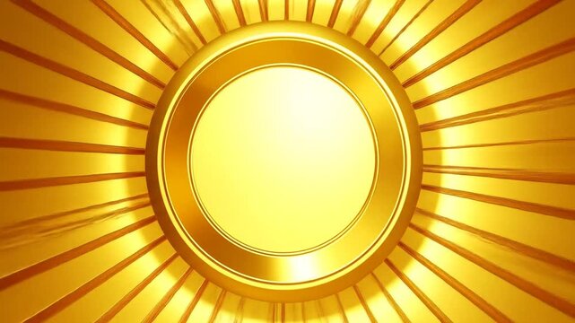 Radiant Gold Circle