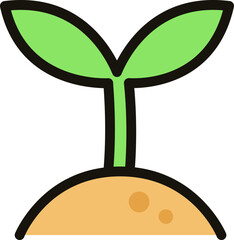 흙에서 피는 새싹