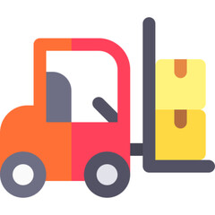 Forklift Warehouse Icon
