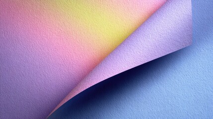 Colorful paper, bent, ombre, abstract background