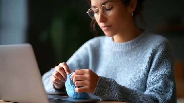 Digital learning setting exploring engaging tutorial videos for mastering new skills representing e learning platforms, skill development, online education, knowledge sharing