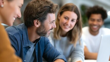 Modern conference setting with an interactive seminar on cutting edge technology for multicultural teams representing digital innovation, global collaboration, knowledge sharing, professional 
