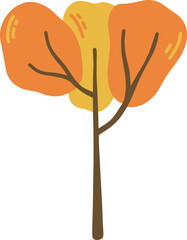 Autumn Tree Element