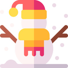 Snowman Holiday Icon