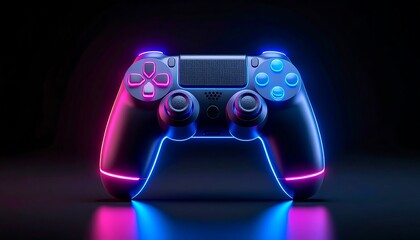 Neon Gaming Controller.