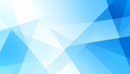 クールブルーの幾何学抽象背景