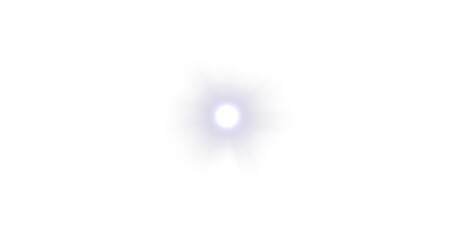 Bright, Glowing Light Flare, Sunburst, Star, Ray, Shine, Beam, Sparkle, Glimmer, Optical, Effect, Overlay, Transparent PNG for Design