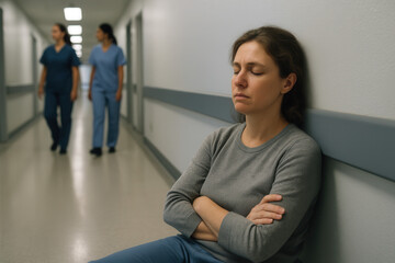 Caregiver burnout emotional struggles in hospital settings captured moments clinical environment personal reflection