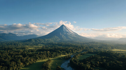 Fototapeta premium explore majestic beauty of world top volcanoes highlighting their unique natural surroundings
