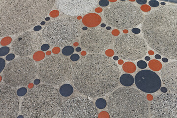Betonowa nawierzchnia ze wzorkiem