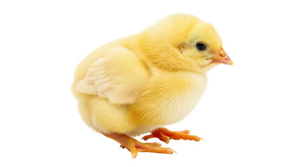 Isolated Baby Chick