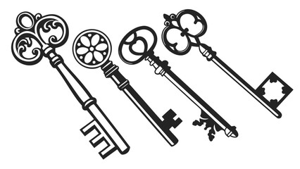 Collection of vintage keys