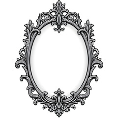 A mirror  illustration vector style coloring page