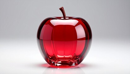 apple in glass