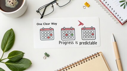 Effective planning and organization tools for achieving predictable progress