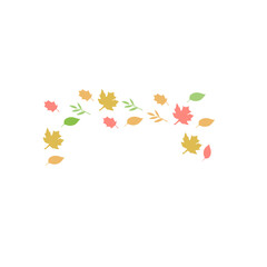 autumn leaves border