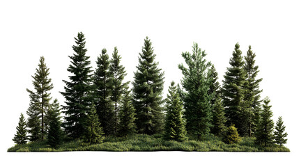 Fototapeta premium pine trees png