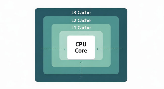 CPU Cache Hierarchy L1, L2, L3 Cache Levels Explained