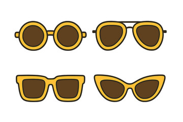 Four Styles of Sunglasses