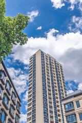 Obraz premium Modern urban ecological residential landscape