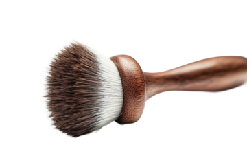 Double-sided grooming brush isolated on transparent background