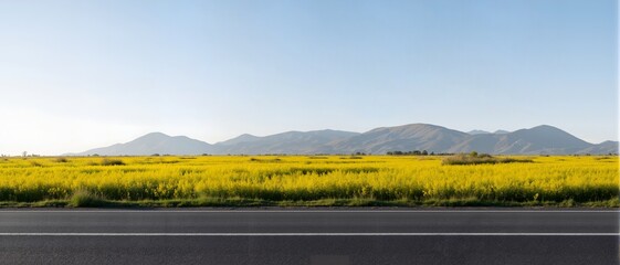 autumn landscape with mountains and clouds