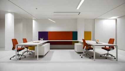 Bold Minimalism – Futuristic Minimal Workspace