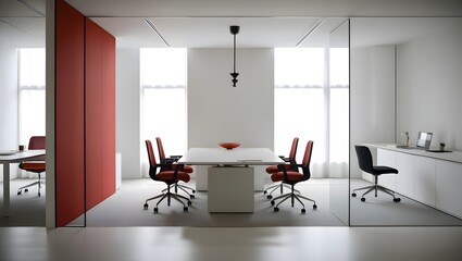 Bold Minimalism – Futuristic Minimal Workspace