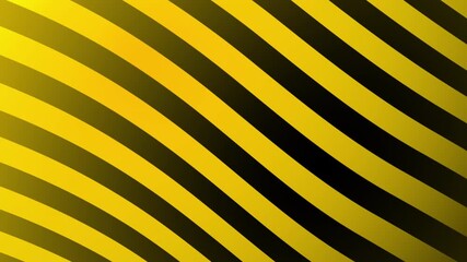 Pattern of black diagonal stripes on a yellow background suitable for backgrounds, wallpaper, packaging, textile designs, and stationery. - Powered by Adobe