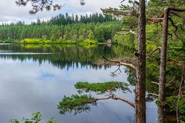 The Boat Shed at Loch Farr, Inverness, Scotland, UK