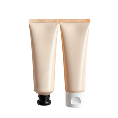 Elegant Tubes of Cream and Lotion for Personal Care and Beauty