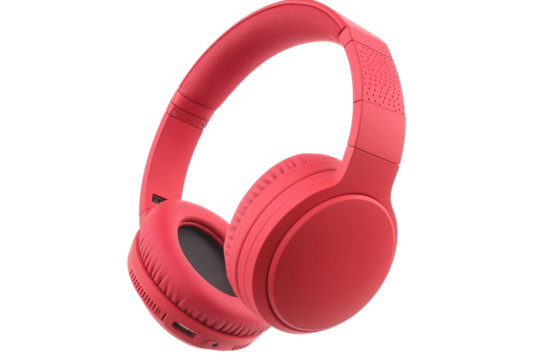 Foldable travel headphones isolated on transparent background - Powered by Adobe