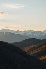 Obraz premium sunrise in the mountains