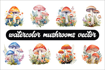 Elegant Watercolor Floral Frame Invitation Card Design