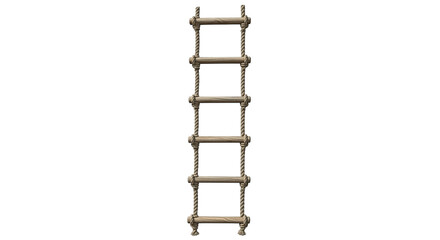 Wooden Rope Ladder Nautical Climbing Design