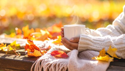 Autumn Leaves and Coffee Mug