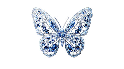 Fototapeta premium blue butterfly png