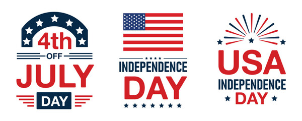 Fourth of July Independence Day Vector Bundle
