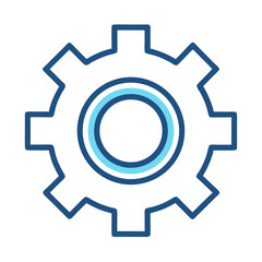 gear icon vector illustration