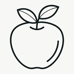 apple icon vector illustration