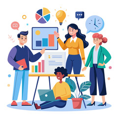 business people in office