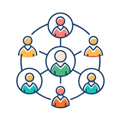 social network concept