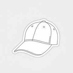 baseball cap vector illustration