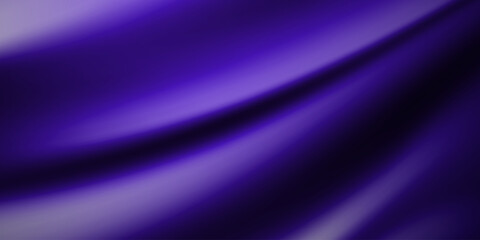 Soft folds of elegant silk fabric in a violet color