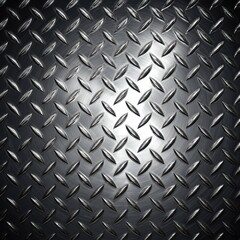 Diamond Metal Plate Abstract Background. Wallpaper with Decorative Metal Plate Design